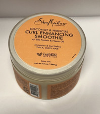 Shea Moisture Coconut  Hibiscus Curl Enhancing Smoothie Net Wt. 12 oz. 1 Jar 