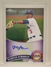 2011 Chrome USA Baseball Collegiate National Team Marcus Stroman Auto USABB20