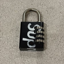 Supreme MasterLock Numeric Combination Lock Black SS19 - Faulty