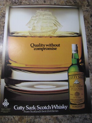 CUTTY SARK BLENDED SCOTS WHISKY QUALITÄT BERRY BROS & RUDD WERBUNG A4 GRÖSSE DATEI 15