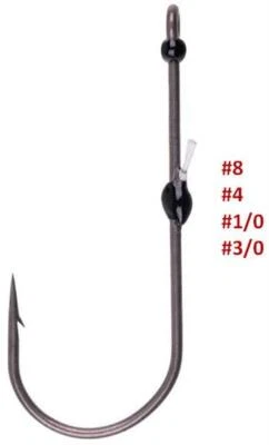 Zeck BA Rushka Hook VMC Angelhaken Gr 8 4 1/0 3/0 Barsch-Alarm Johannes Dietel
