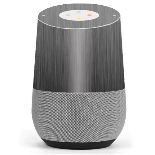 Skin Decal Vinyl Wrap für Google Home / gebürstetes Metallic-Muster - Bild 1 von 1