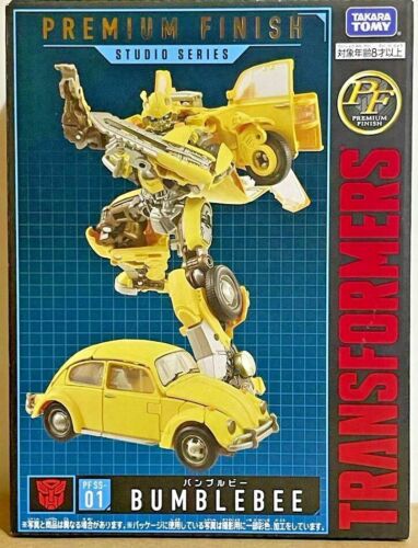 IN HAND TAKARA TOMY TRANSFORMS PREMIUM FINISH PF SS-01 BUMBLEBEE FIGURE - Picture 2 of 2