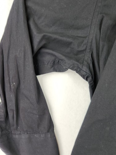 Art Hoffman Mens Black Long Sleeve Shirt Size 19-19.5 36/37 - Picture 3 of 10