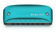 Baby Fat 7 Hole Harmonica Regular, NM or Paddy -Looks Cool-Plays Easy USA DEALER