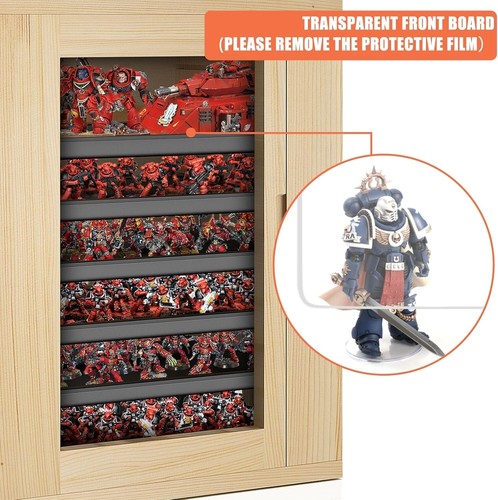Miniature Storage Case for Collectibles Miniatures Miniature Display Cases with - Picture 5 of 7