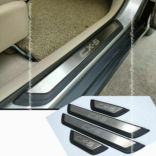 4PCS Door Sill Protector Kit for azda 2 3 6 CX-5 CX-30 CX-50 CX-60