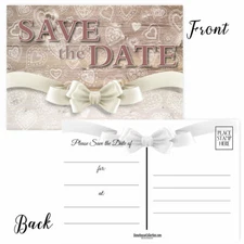 Save the Date Cards for Events – 4 × 6 inches, 40 Postcards – B17078