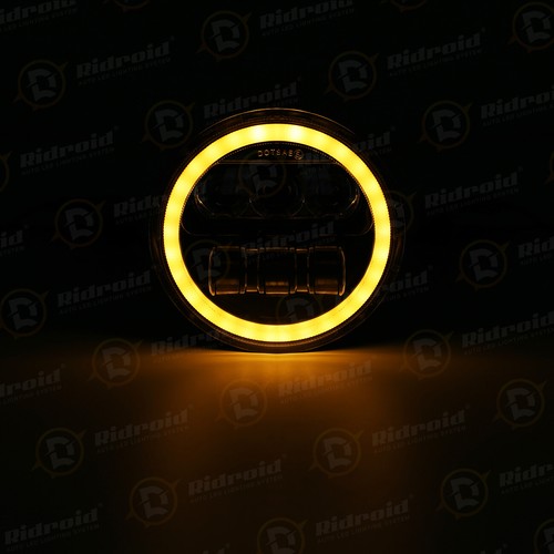 5-3/4 5.75" LED Headlight W/ DRL Turn Light Headlamp For BMW 325i 528i 535i E30 - Picture 2 of 16