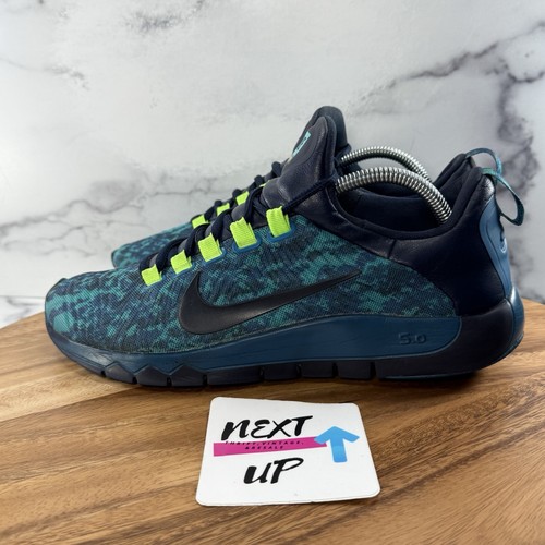 Herren Größe 9,5 - Nike Free Trainer 5.0 Blau Tarnmuster Sportschuhe 644682-403 - Bild 1 von 12