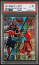 1997 Ray Allen Steve Smith Mirror Image Atomic Refractor Bowmans Best #MI7 PSA 8