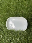 Vintage Anchor Hocking Milk Glass For United Airlines Soap/Trinket Dish Rare