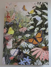BUTTERFLY GARDEN by Lantern Press 1000 Piece Jigsaw Puzzle Complete w/ Poster