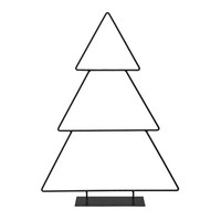 Metall Weihnachts Baum Schwarz 41 Cm - Zierschmuck Tanne Aufsteller Deko StäNder