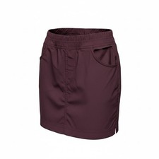 prAna Women Halle Skort Size 0 Burgundy Elastic Waist Active Hiking Gorpcore
