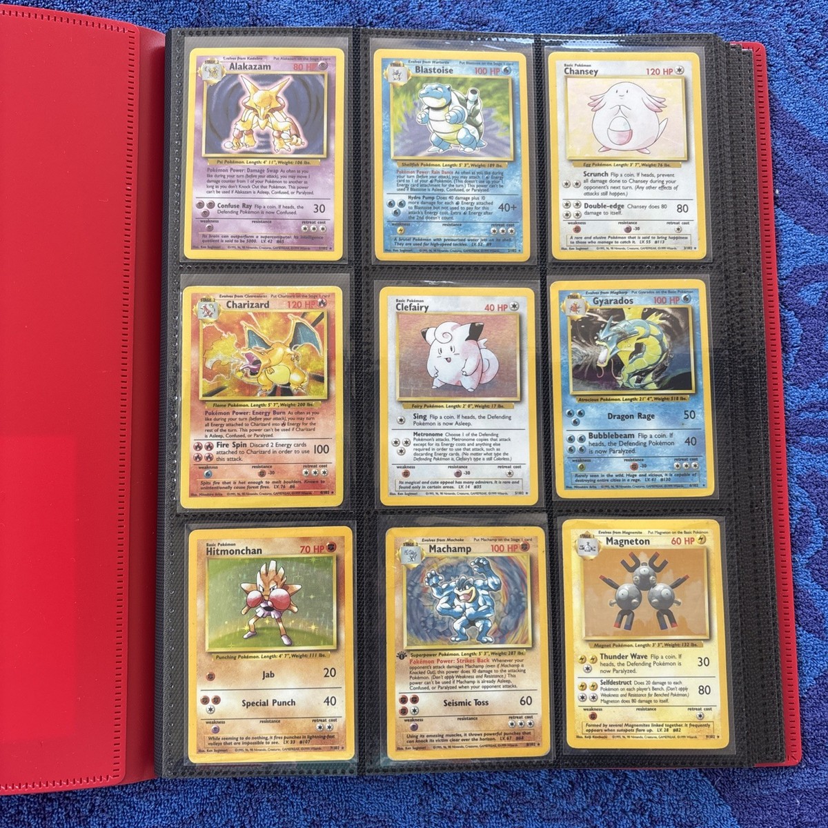 Base Set 102/102 1999 100% Complete Master Set [MP-DMG] Pokemon