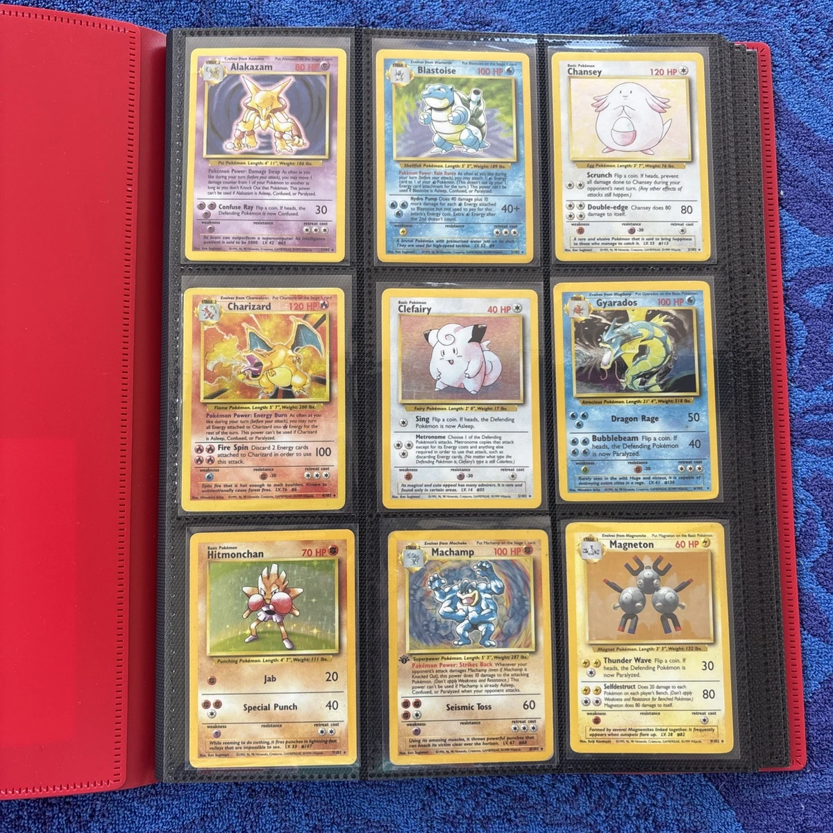 Base Set 102/102 1999 100% Complete Master Set [MP-DMG] Pokemon
