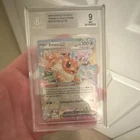 Pokémon Eevee EX Double Rare Holo Sv: Prismatic Evolutions 075/131 Rainbow DNA