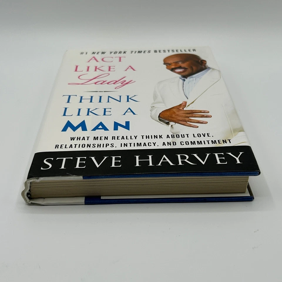 Act Like a Lady Think Like a Man Steve Harvey Hardcover Relationship Love Advice - Image 2 of 4