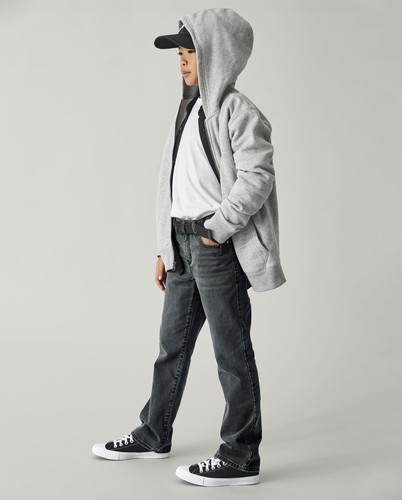 Boys Basic Bootcut Jeans,Dustbowl Wash Single,4 - Picture 2 of 2