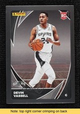 2020 Sticker & Card Collection Silver Foil Devin Vassell #91 Rookie RC READ s9z. rookie card picture