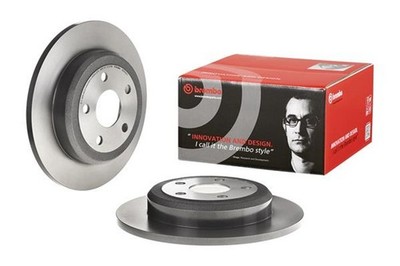 2x BREMBO Bremsscheibe PRIME LINE - UV Coated 08.N233.11 für JEEP CHEROKEE WK 4