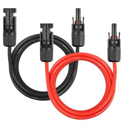 Solar Panel Extension Cable - 10AWG 10FT Solar Wire Cord 10 Gauge PV Wire wit...