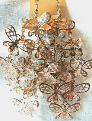Boucles D'oreilles Anneaux Dorées - Sans Nickel, Métal Doré, Neuves Avec étiquettes