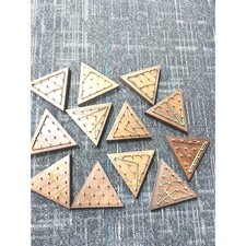 Lot of 12 Standard Triangular Geoboards Small Group Math Learning Center STEM