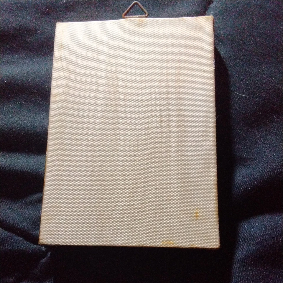 Cross Stitch framed boy and girl rare vintage - Image 2 of 4