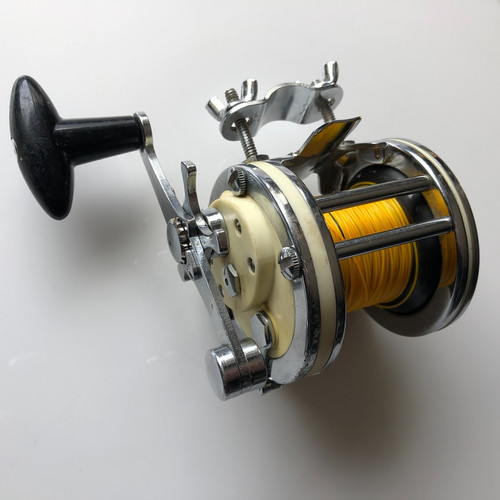 GARCIA MITCHELL 602A MULTIPLIER SEA FISHING REEL + DEEP SEA CLAMP