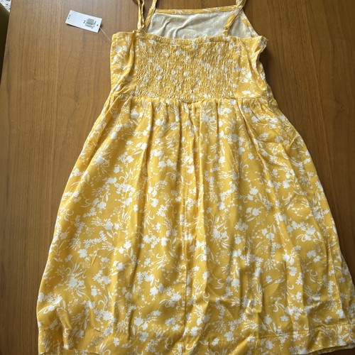 Old Navy Cami Girls Floral Sundress Size M Sleeveless Spaghetti Strap Dress - Picture 5 of 7