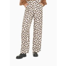 Tory Burch Reva Printed Silk Wide Leg Pants Size 6 NWT