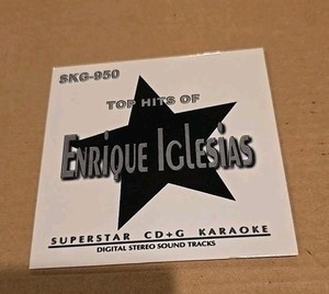 SKG-950 ENRIQUE IGLESIAS SUPERSTAR KARAOKE CD+G DISC