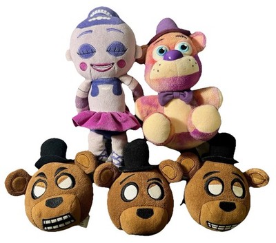 Lot of 5 - Five Nights At Freddy's Plush - Freddy MyMoji Purple Ballerina
