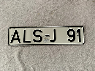 Altkreis Kennzeichen ALS Lkr. Alsfeld in Hessen 46 cm guter Zustand