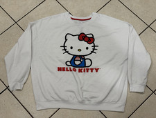 Sudadera Pullover Sanrio Hello Kitty Híbrida Polar Cuello Redondo Para Mujer’s XL Blanca