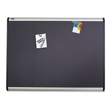 Quartet MB544A Magnetic Fabric Bulletin Board 36x48 Gray