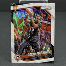 2025 Panini Prizm WNBA Rayah Marshall #47 White Seismic Prizm (RC)