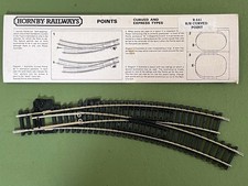 OO gauge Hornby R641 /  R8075  packeted nickel silver right hand curved point