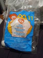 1999 TY Teenie Beanie Baby Nook the Husky McDonald's Happy Meal Toy 11 NEW