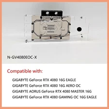 Granzon GPU Water Block For GIGABYTE GeForce RTX 4080 16G EAGLE