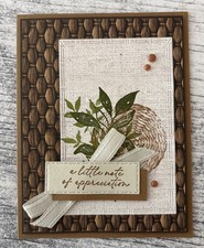 Stampin' Up Thank You Card