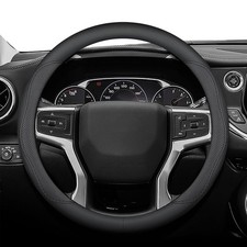 Leather Car Steering Wheel Cover for Chevy Silverado
