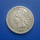 KEY DATE 1860 COPPER INDIAN HEAD CENT PENNY -FULL LIBERTY-