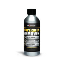 2 Oz. Super Glue Remover   Dissolves Adhesive   CA Glue Debonder with Easy Brush