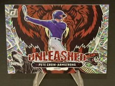 2023 Panini Donruss Unleashed Pete Crow-Armstrong #U10 Silver /349 (RC)
