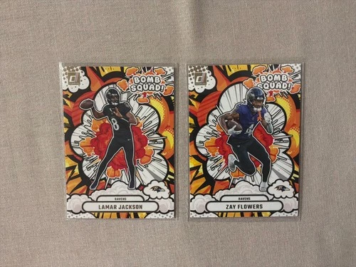 2025 Panini Lamar Jackson / Zay Flowers Base (Raw)
