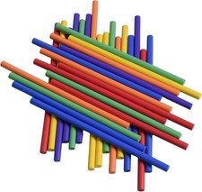 30 Pieces Rhythm Sticks for Kids Bulk, 12 Inch Wood Music Lummi Multicolour
