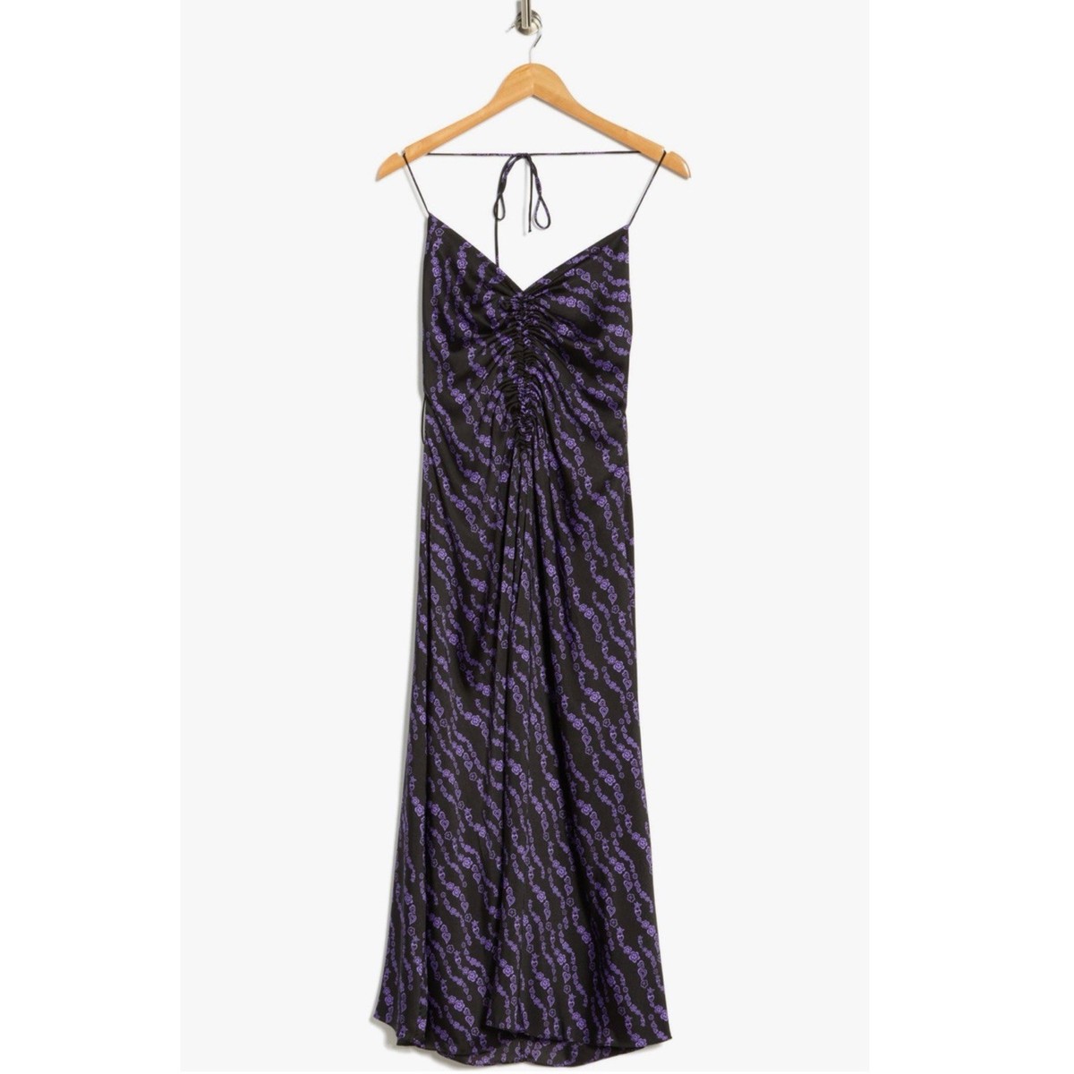 sandro ruched midi dress Sandro Women's Rhinestone Velvet Dress - Black